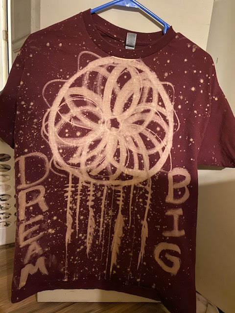 Dream Big bleach art t-shirt