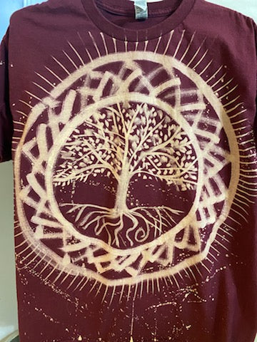 Tree of life bleach art by Corinne