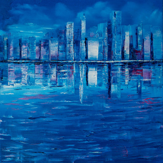 City in Blue